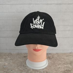 The Classics Yupoong Lost N Found Black Adjustable Strapback Hat